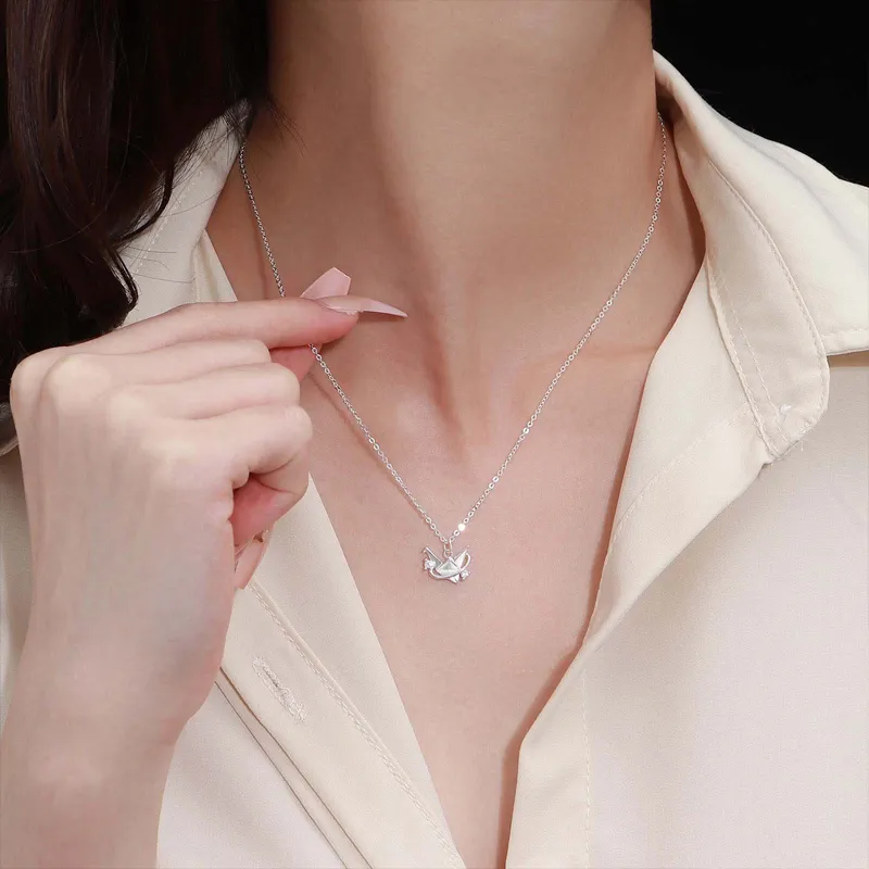 SUCH NICE S999 Fine Silver Necklaces Women's-4