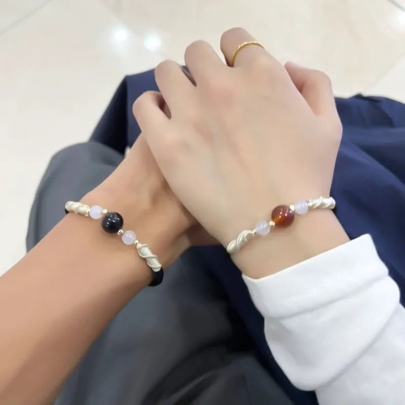 SUCH NICE Agate Jade Bracelets Unisex-5