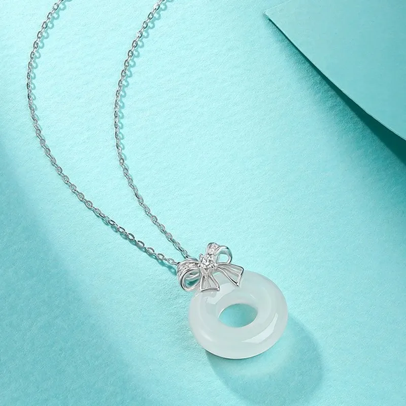 SUCH NICE Chalcedony Necklaces Women's-3