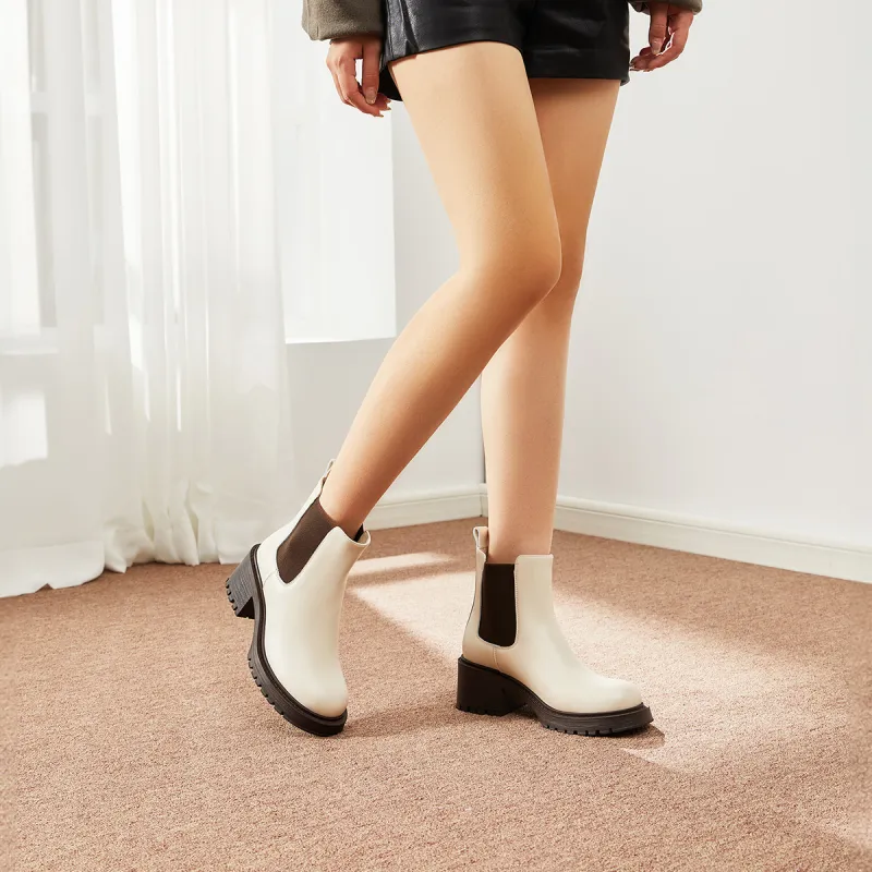 NINE WEST Short Chelsea Boots 5.8cm Women's-11
