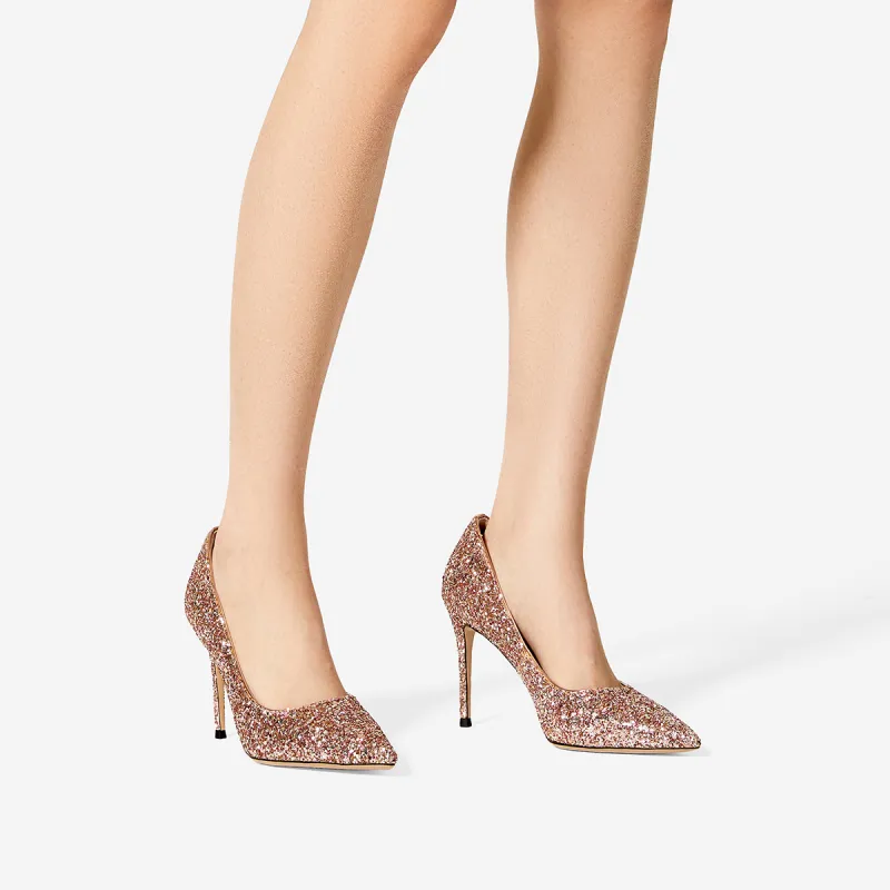 NINE WEST Slim Heel High Heels 9.5cm Women's-10