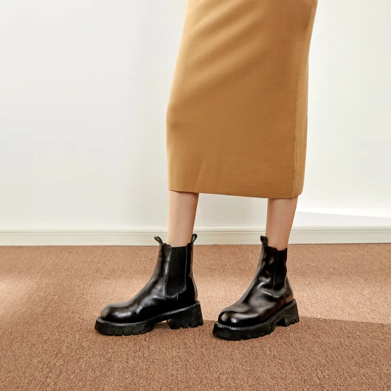 NINE WEST Short Chelsea Boots 5.5cm Women's-6