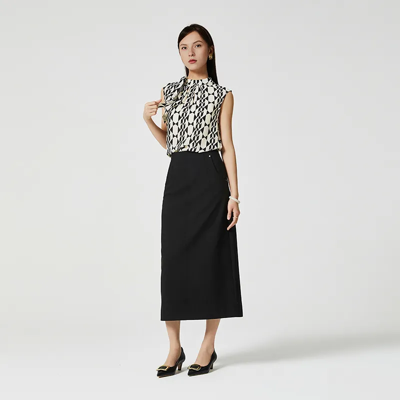 NINE WEST Casual Long Skirt Women's-4