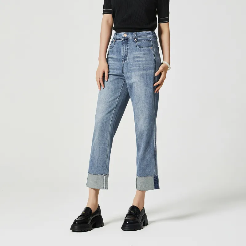 NINI WEST Jeans Women's Blue-4