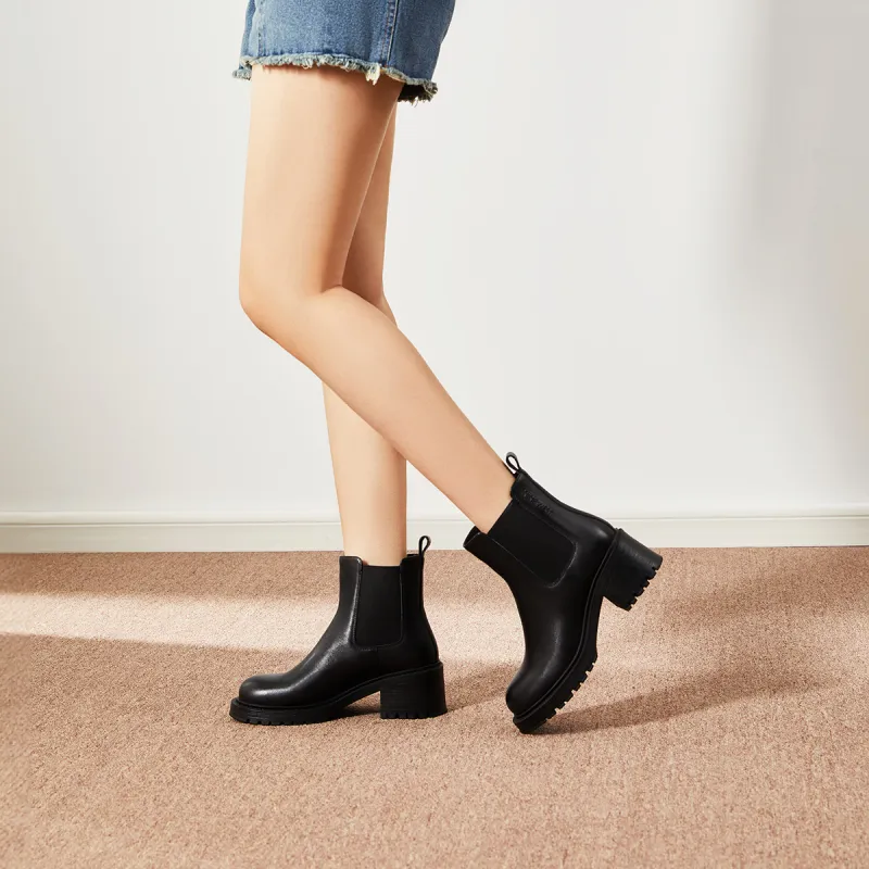 NINE WEST Short Chelsea Boots 5.8cm Women's-3