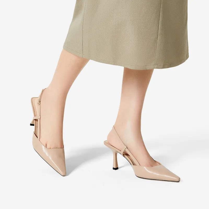 NINE WEST Slim Heel High Heels 7.5cm Women's-5