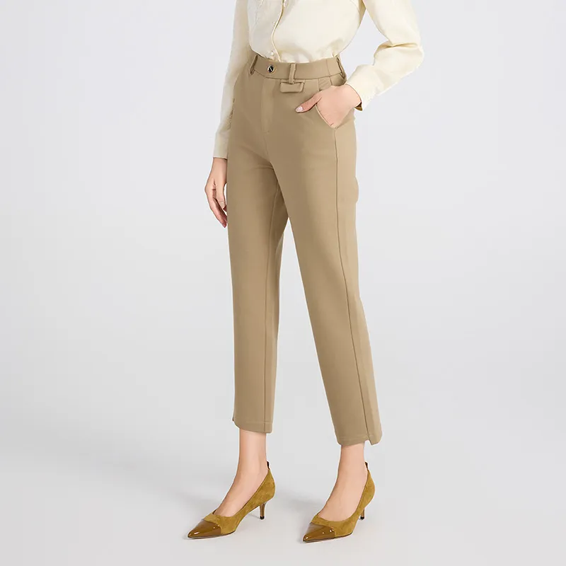 NINE WEST Casual Pants Women's Khaki-3