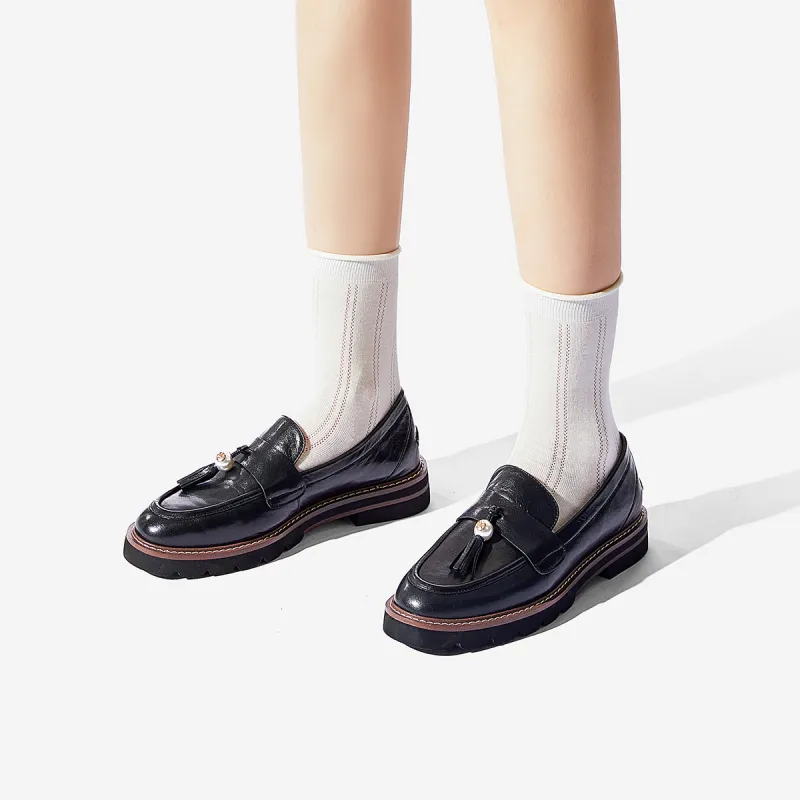 NINI WEST Loafers Women's Black-4