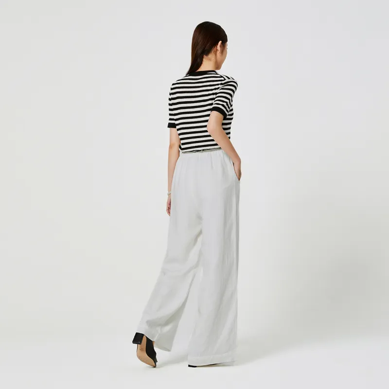 NINI WEST Casual Pants Women's White-2