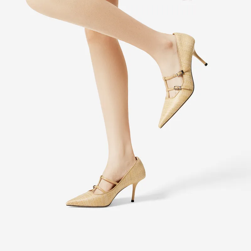 NINE WEST Slim Heel High Heels 8cm Women's-11
