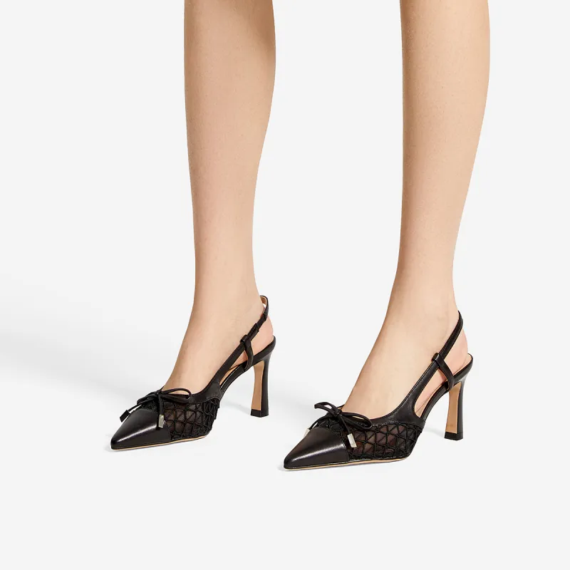NINE WEST Slim Heel High Heels 8cm Women's-4