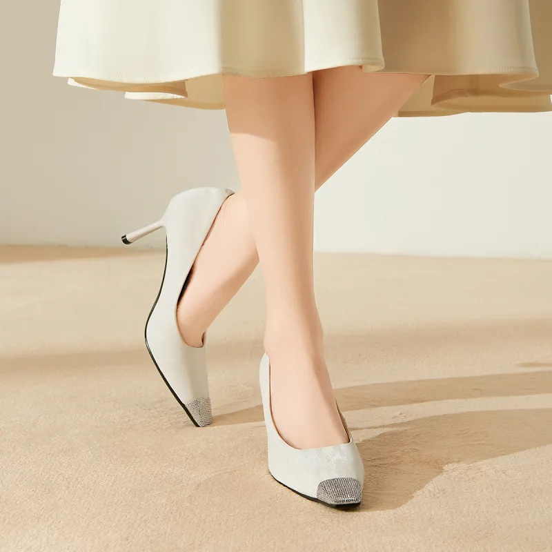NINE WEST Slim Heel High Heels 7.8cm Women's-6