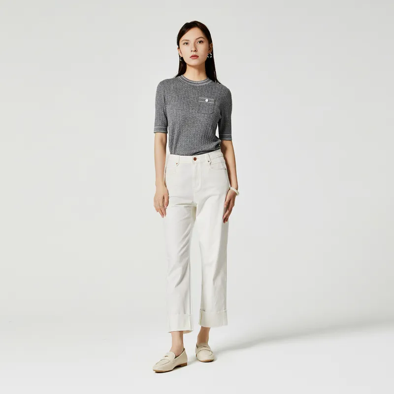 NINI WEST Jeans Women's White-3