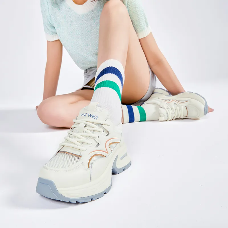NINE WEST Low-Top Chunky Sneakers Women's-9