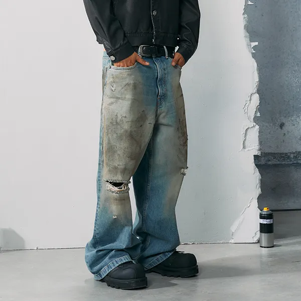 R69 Jeans Unisex Blue-4