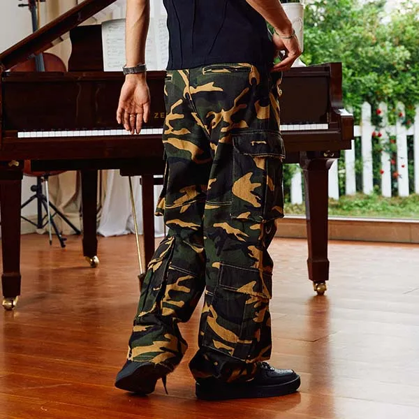 R69 Loose Fit Cargo Pants Unisex-9