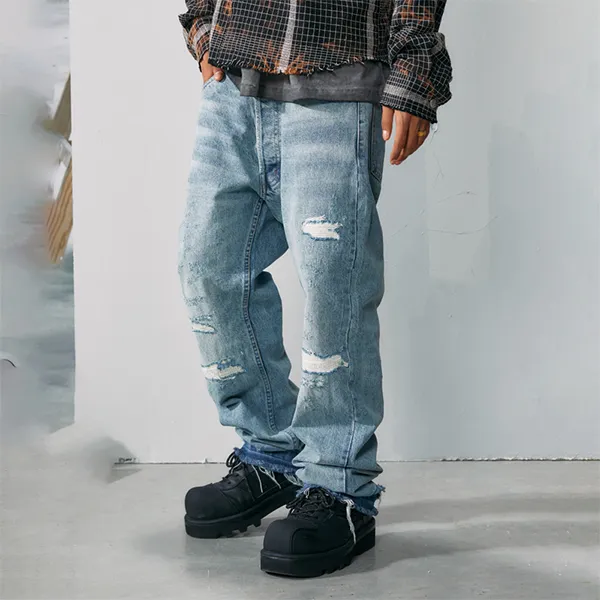 R69 Jeans Unisex Blue-3