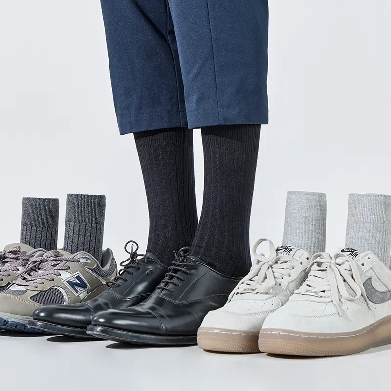 ZEROIN Knee High Socks Men's 5 Pack-4