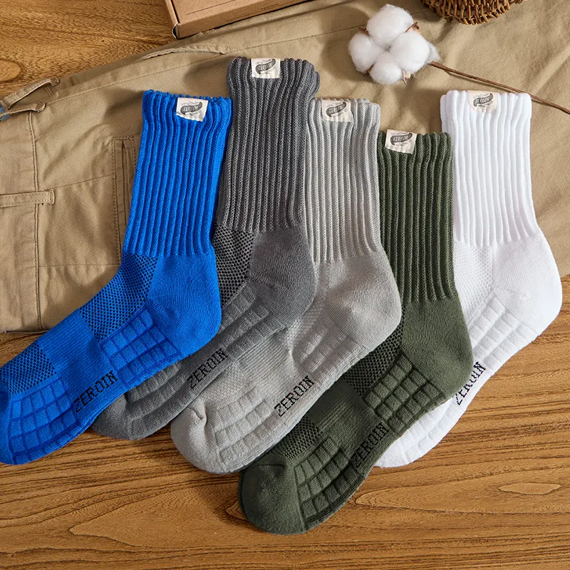 ZEROIN Mid Calf Socks Unisex 4 Pack Gift Box Set-2