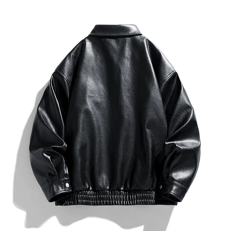 Universal Templates Leather Jacket Unisex-1