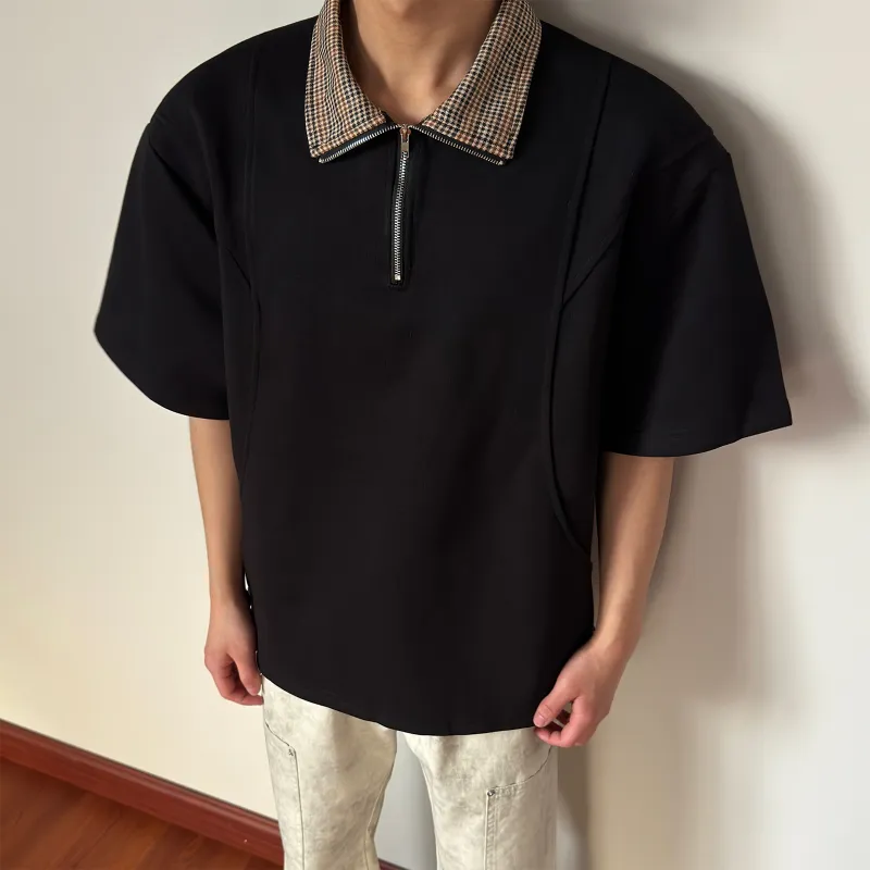 WELTER EXPERIMENT Polo Shirt Unisex Black-2