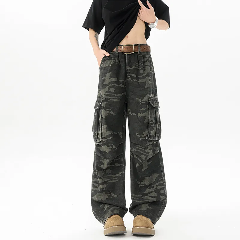Universal Templates Jeans Unisex Camouflage-2