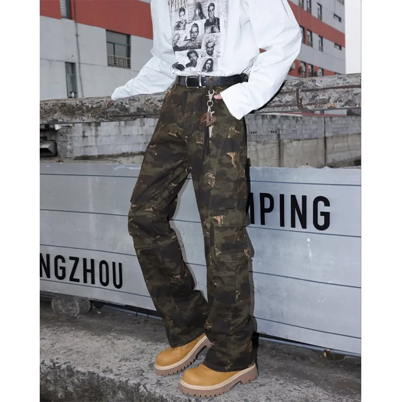 Universal Templates Casual Pants Unisex Camouflage-1