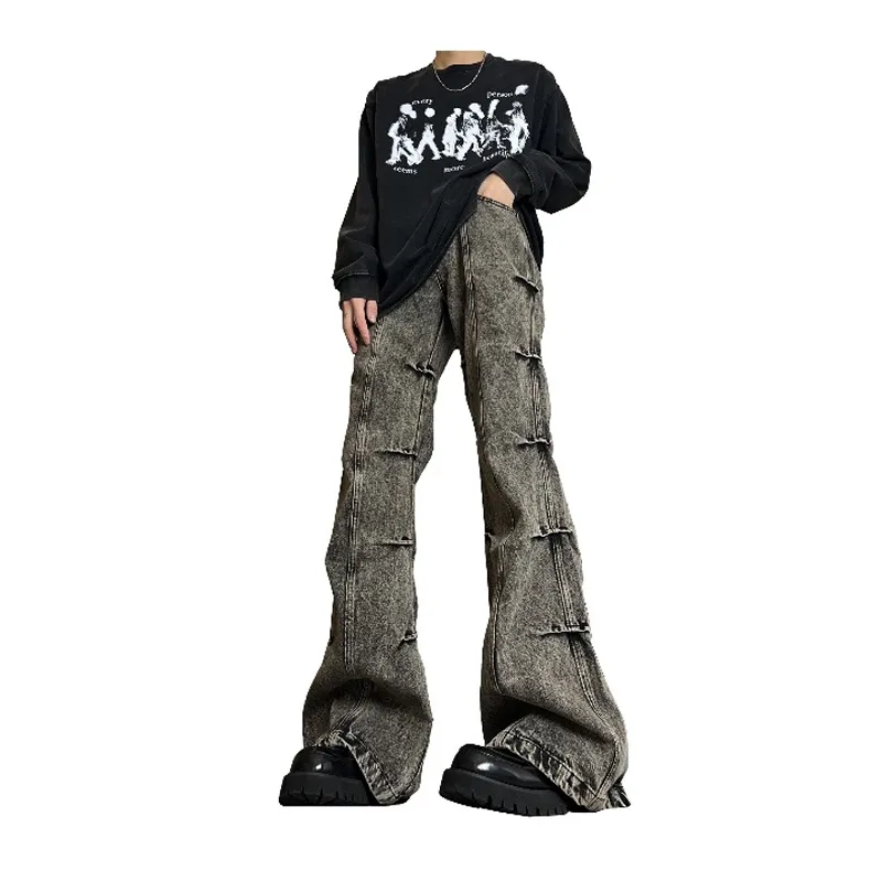 WELTER EXPERIMENT Jeans Unisex Black Gray-2