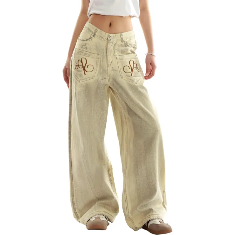 Universal Templates Jeans Unisex Apricot-4