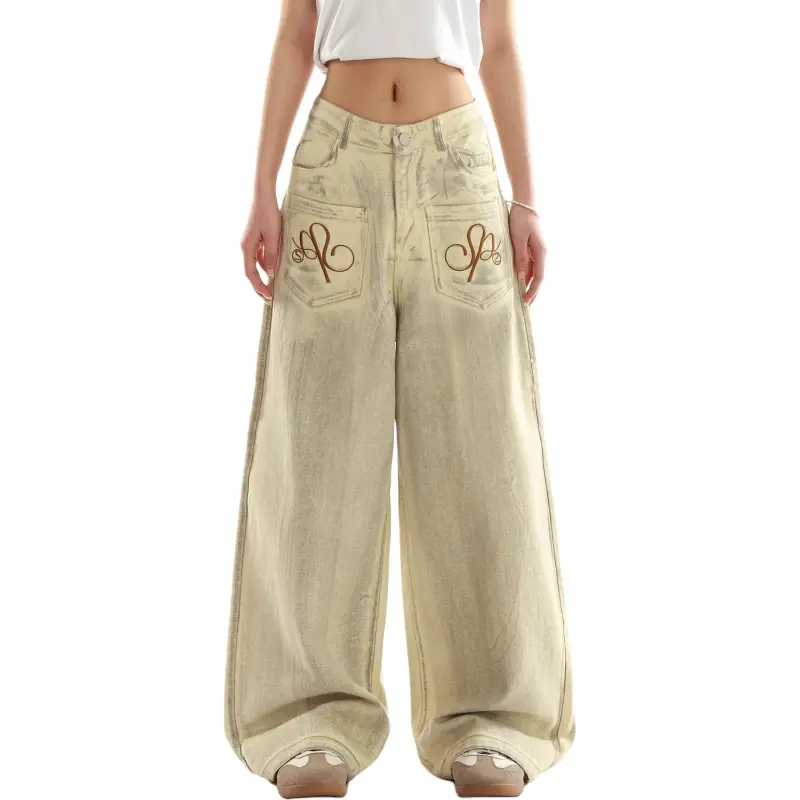 Universal Templates Jeans Unisex Apricot-3