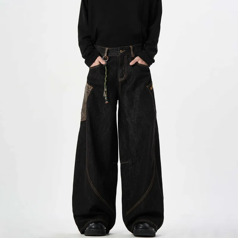 Universal Templates Jeans Unisex Black-1