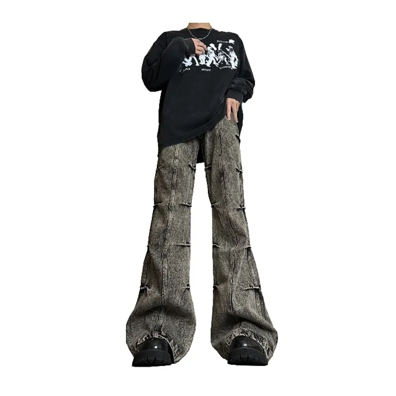WELTER EXPERIMENT Jeans Unisex Black Gray-5