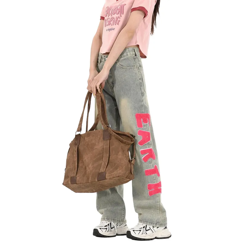 WELTER EXPERIMENT Jeans Unisex Yellow Mud Yellow Tone-3