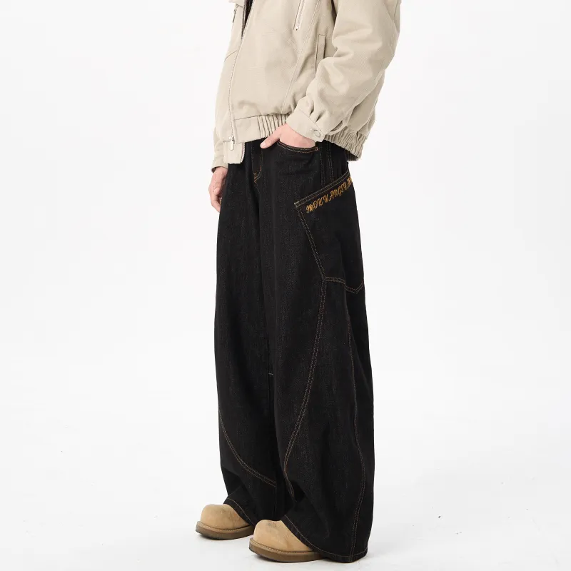 Universal Templates Jeans Unisex Black-4