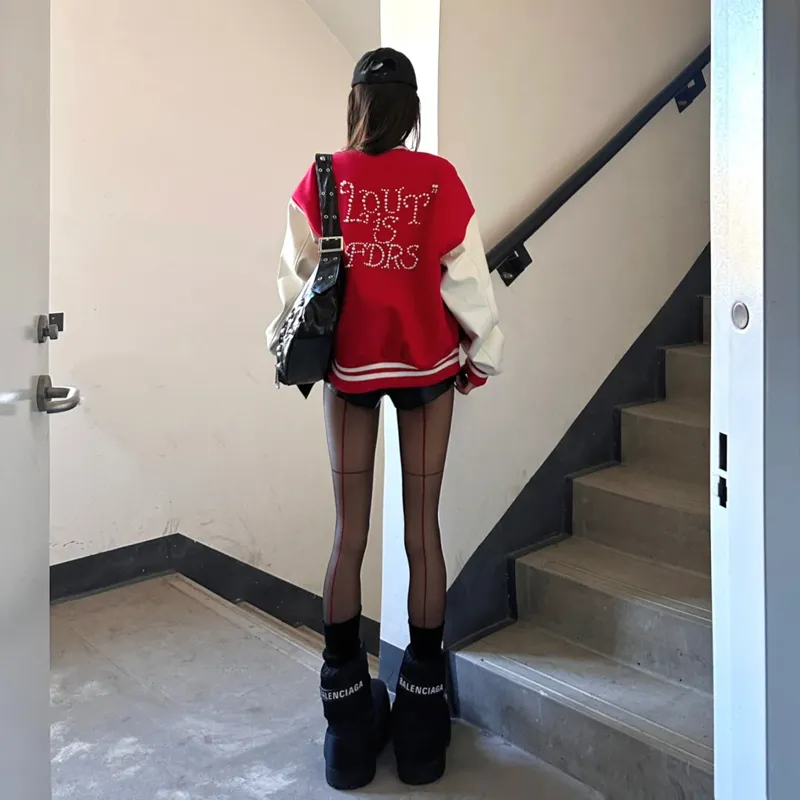 Universal Templates Baseball Jacket Unisex-5