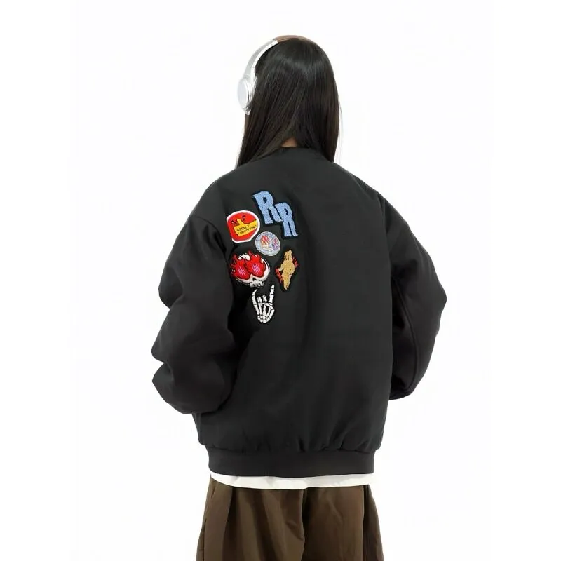 Universal Templates Baseball Jacket Unisex-2