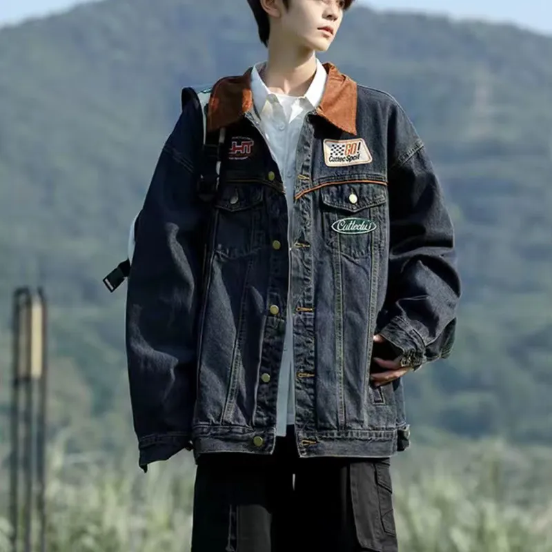 Universal Templates Denim Jacket Unisex Blue-5