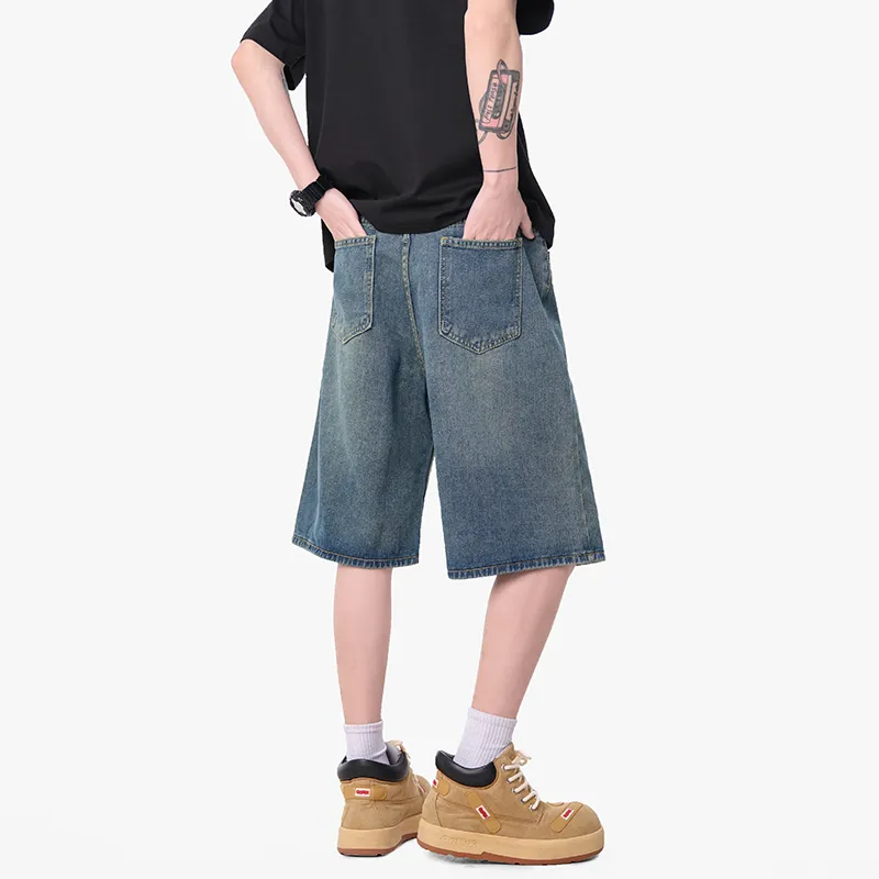 Universal Templates Denim Shorts Unisex-14