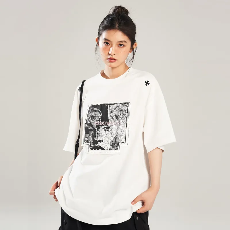 TESTUNG T Shirt Trendy Choice Unisex White Single Item-2