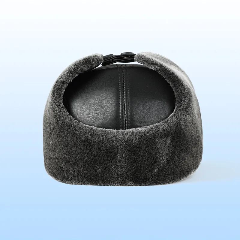 Shizhu Fleece Lined Trapper Hats Men's-4