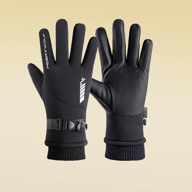 Shizhu Anti Lost Snap Buckle Sports Gloves Men's-1