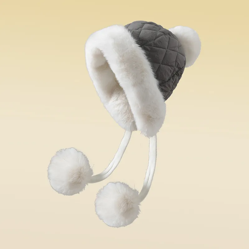 Shizhu Thickened Beanies Women's-3