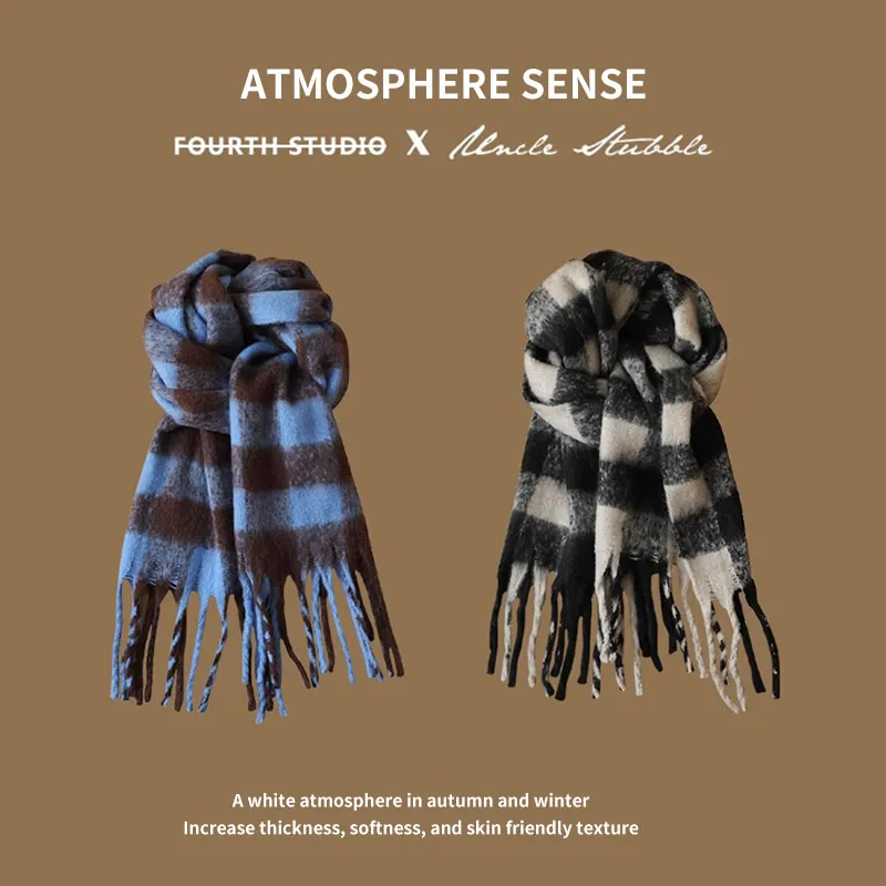 Shizhu Knit Scarves Unisex-2