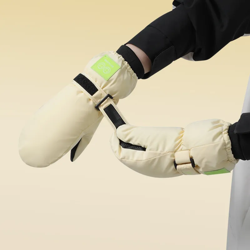 Shizhu Anti Lost Snap Buckle Sports Gloves Kids'-5