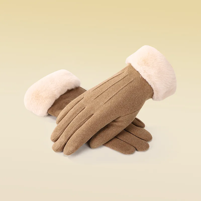 Shizhu Polyester Knit Gloves Women's-5