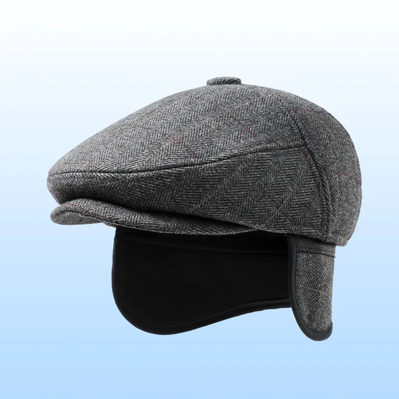 Shizhu Fleece Lined Berets Men's-5