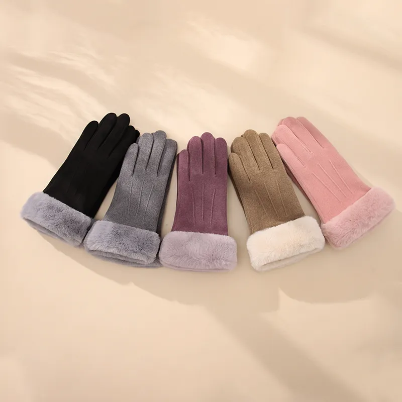 Shizhu Polyester Knit Gloves Women's-9