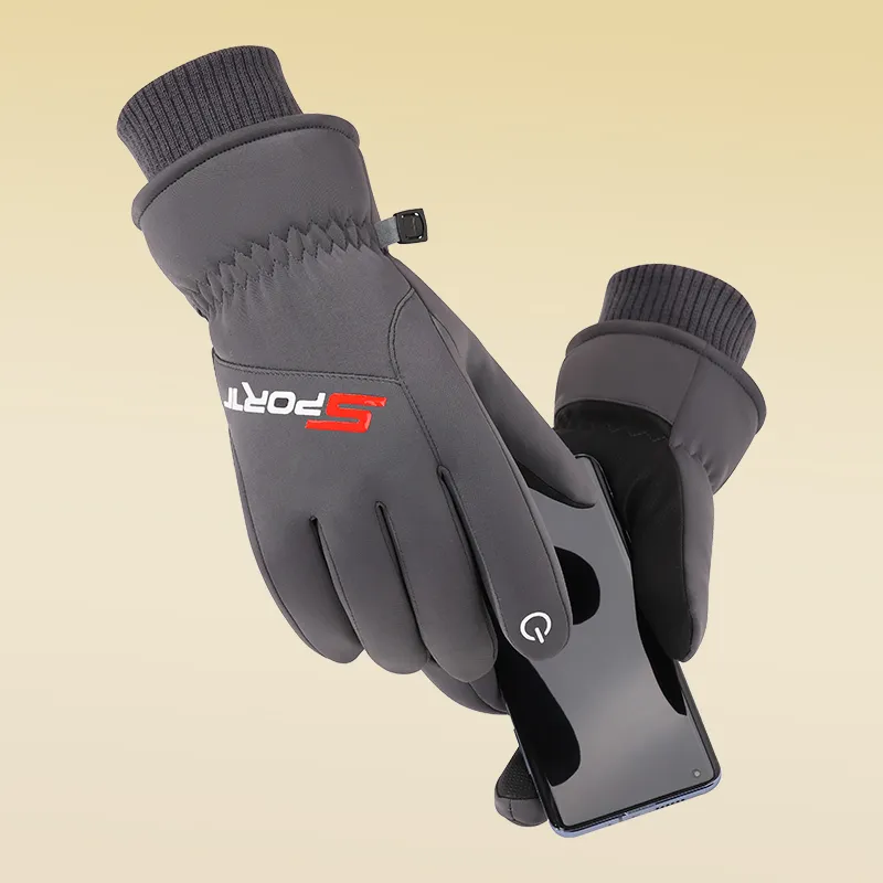 Shizhu Anti Lost Snap Buckle Sports Gloves Men's-8