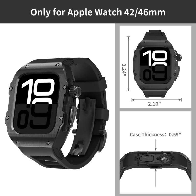 HUALIMEI Huawei Compatibility Watch Band 133mm Fluoroelastomer Material-1
