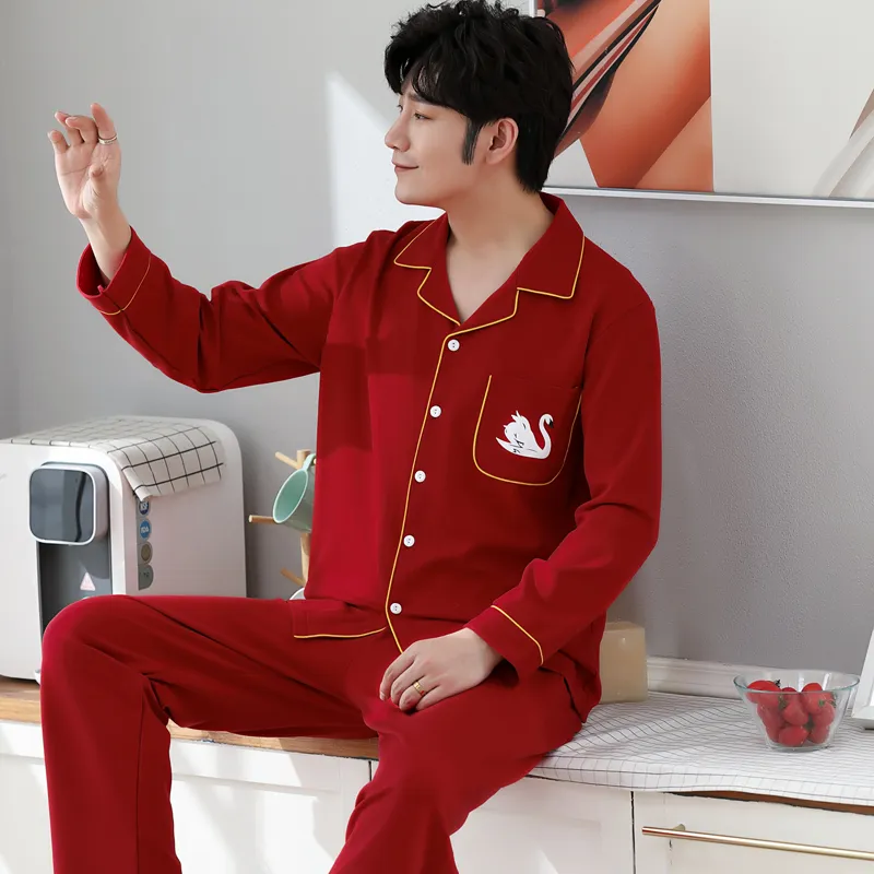 Mulong family Men Pajama Sets-3